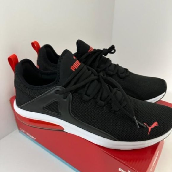 PUMA Mens Electron 2.0 Mesh Sneakers  Black Size: 12 New In Box